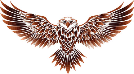 Fototapeta premium Eagle bird illustration graphic design
