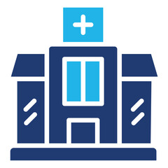 Obraz premium University Hospital Icon