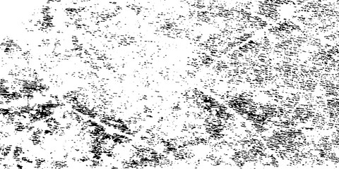 Distressed grain texture dirt messy splash overlay and black and white Dust distress grungy effect paint. Vector scratch rustic surface effect monochrome texture composed dust.	
