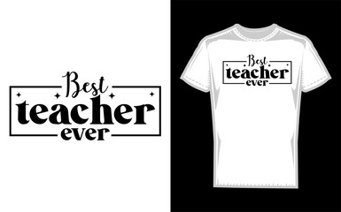Boho Teacher Appreciation Design Featuring a Teacher Silhouette with Decorative Elements and Best Teacher Ever Text Ideal for Gifts and Educational Resources silhouette