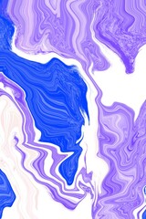Abstract purple and blue marbled texture for World Art Day. Ideal for use in presentations, websites, or as a minimalistic design backdrop. (Ratio 9:16)