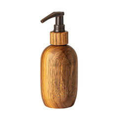 Fototapeta premium Wooden Spray Bottle isolated on transparent background Remove png, Clipping Path, pen tool