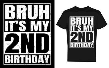 Adorable Dog Silhouette Celebrating Second Birthday Two Year Old Puppy Illustration Silhouette