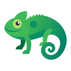 chameleon cartoon illustration