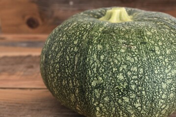 fresh green pumpkin