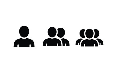 Build your team with this professional icon featuring individual, duo, and group depictions for seamless onboarding and collaboration
