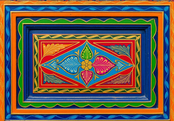 Vibrant Truck Art Design