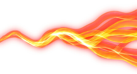 Vibrant Red and yellow Light Wave Motion Background