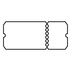 Ticket vector icon. Card illustration sign. Seat symbol. Coupon logo. Subscription web icon. ducket design for web.