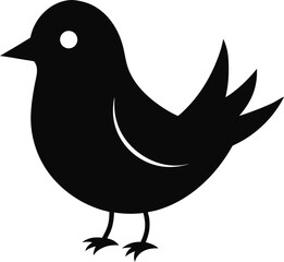 bird on a white background