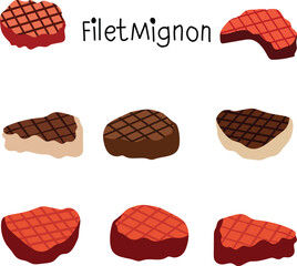 filet mignon pattern set