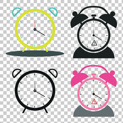 Alarm Clock Vector Icon,
