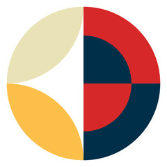 Abstract Bauhaus Shape