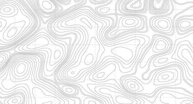 Abstract wavy background. topographic contour background, Grey topographic lines. Texture of lines. pattern shape in organic wood on white and transparent background.
