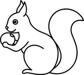 Squirrel vector illustration