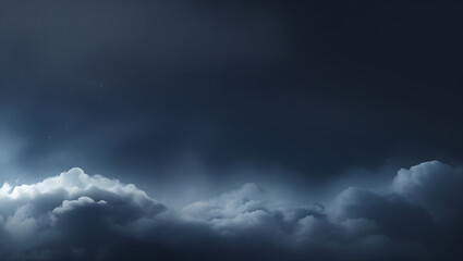 Obraz premium Dark Deep Indigo to Smoky Gray Gradient Background