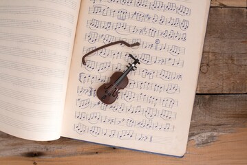 old book and coffee beans
