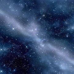 Obraz premium Soft Drifting Snowflakes Overlay on a Night Sky