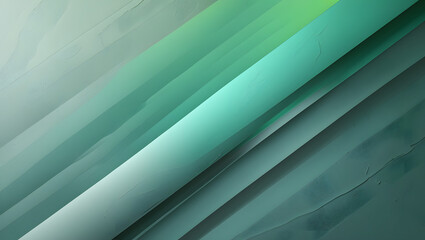 Obraz premium Emerald Green to Soft Teal Diagonal Gradient with Matte Texture – 16:9 Calming Eco Background