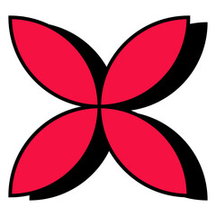 Retro Geometric Shape