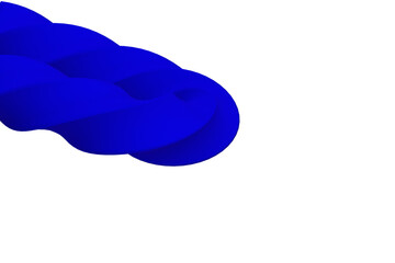 3d blue element spins wave color illustration design background png render curve line 