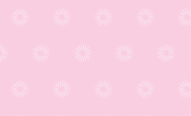 seamless pattern with pink flowers