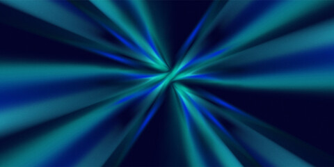 Obraz premium Modern design of technology with blue green light lines on future digital background.vector eps10