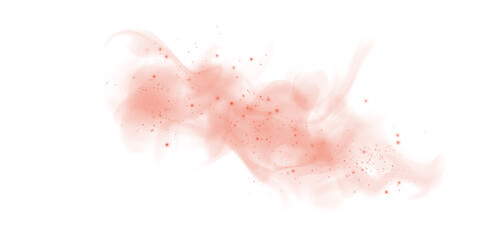 Fototapeta premium Ethereal Red Mist and Fog with Soft Smoke Swirls and Dust Explosion, Transparent Haze, and Dreamy Atmospheric Effect for Abstract Backgrounds