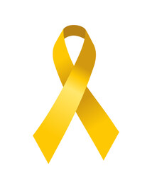 Yellow Ribbon. Yellow September is symbolized by a yellow ribbon. Childhood cancer awareness month