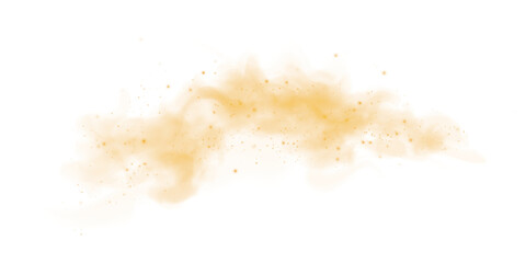 Ethereal Orange Mist and Fog with Soft Smoke Swirls and Dust Explosion, Transparent Haze, and Dreamy Atmospheric Effect for Abstract Backgrounds