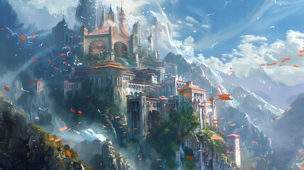 Fototapeta premium fantasy landscape