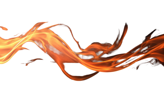 Vibrant flames dance against a dark background creating a mesmerizing display of fiery energy and movement in an artistic representation
