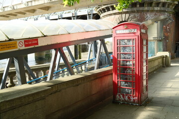 Obraz premium london telephone booth