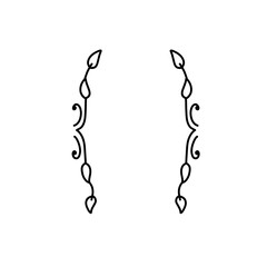 ornamental frame brackets