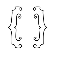 ornamental frame brackets