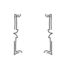ornamental frame brackets