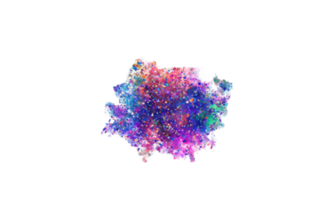 Colorful confetti burst on transparent background creates a festive atmosphere for celebrations, parties, and special events any time of the year