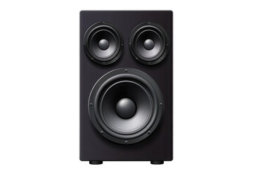 High-quality audio speaker with dual woofers and tweeters ideal for achieving powerful sound experiences in home theater or music setups