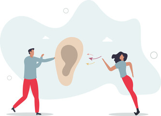 Active listening and hear focused what other is saying.human life.