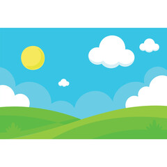 2D Cartoon and Fantasy Landscape Design