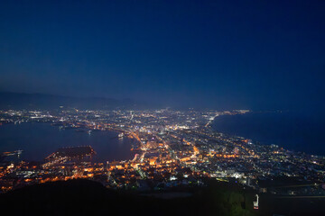 函館山から見た100万ドルの夜景