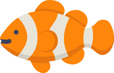 Clownfish Flat Icon