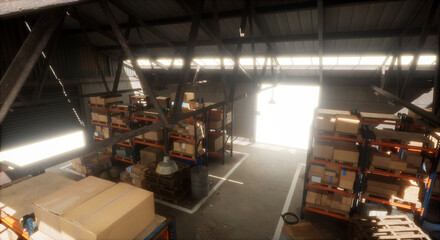 倉庫　荷の眠る場所