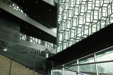 interior of modern building