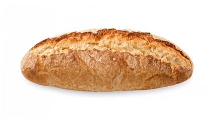 Long Baguette Displayed on Plain White with Clipping Mask