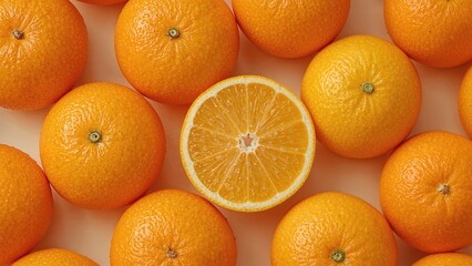 Lively orange-hued citrus