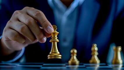 Business Strategy and Chess Concept