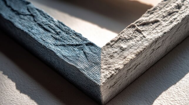 Recycled denim fiber frame design.
