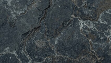 Layered sedimentary stone with textured background and fractures. Slate rock from elevated terrain. Infinite abstract backdrop. Sandstone cleavage and layering.