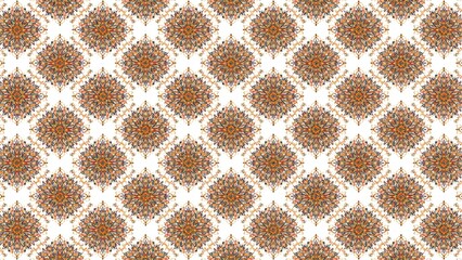 Genuine backdrop featuring classic Ottoman motifs. Interwoven Arabic script forms a vibrant, continuous design on a white and ethnic black base.